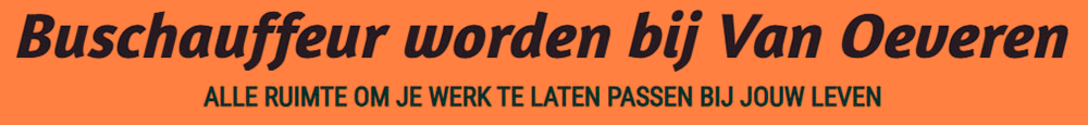 Werken bij Van Oeveren